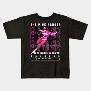 Pink Power Ranger Kids T-Shirt